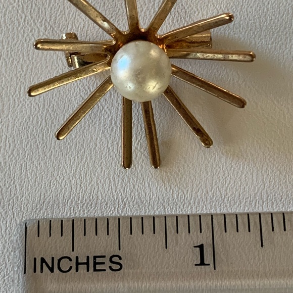 Brooch vintage atomic flower - Picture 7 of 8